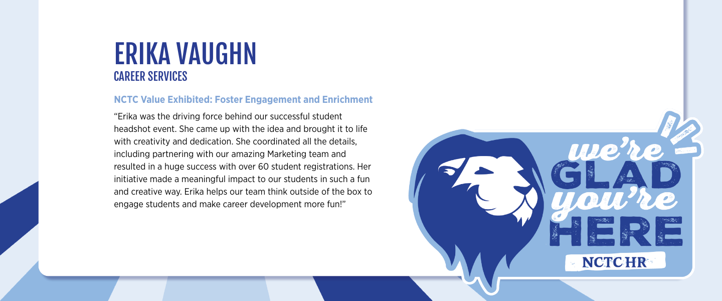 Erika Vaughn KUDOSMARCH26